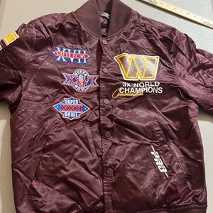 COPY - COPY - Pro Standard 3X World Champion Commanders Coat Medium